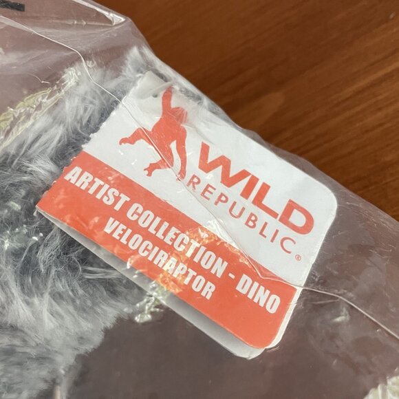 Wild Republic Artist Collection Velociraptor Dinosaur Plush - Picture 5 of 6